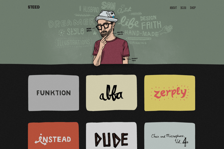 Kyle Steed website preview